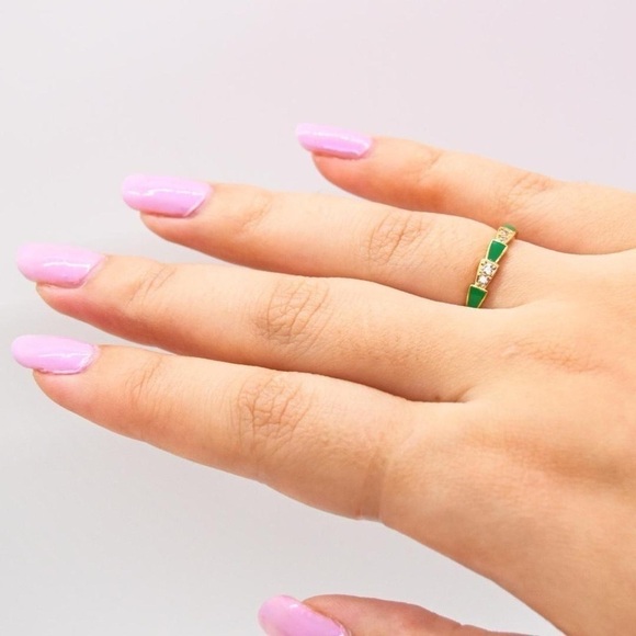 Gold Snake Scale Ring - Picture 4 of 5